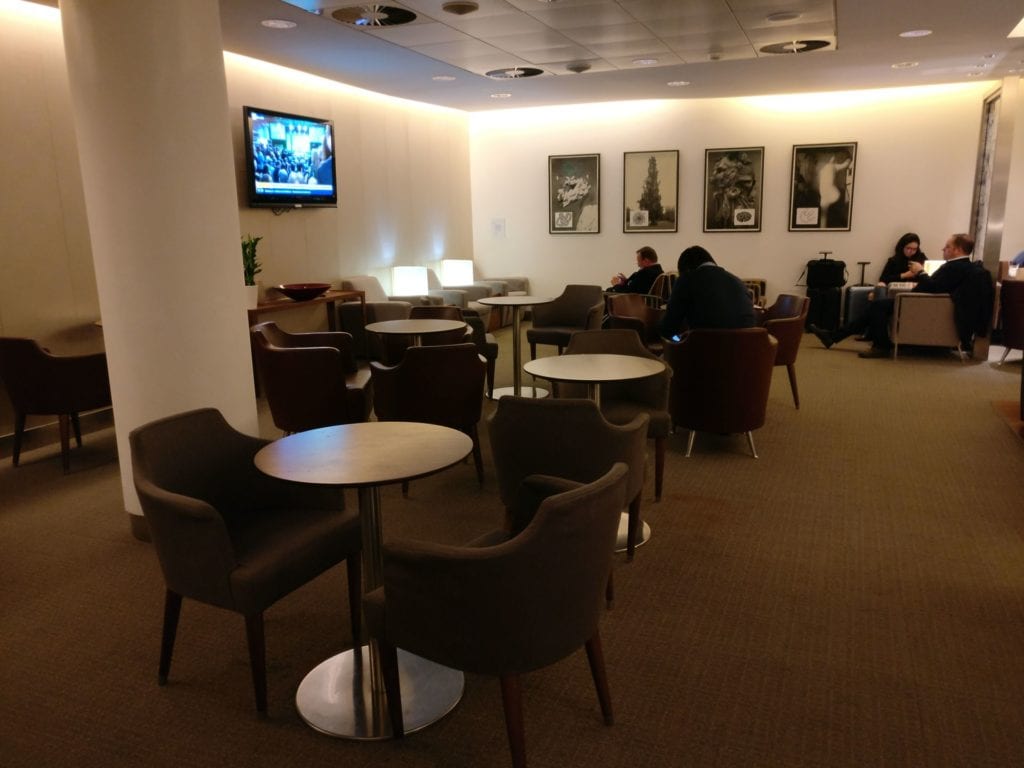 British Airways Lounge Mailand
