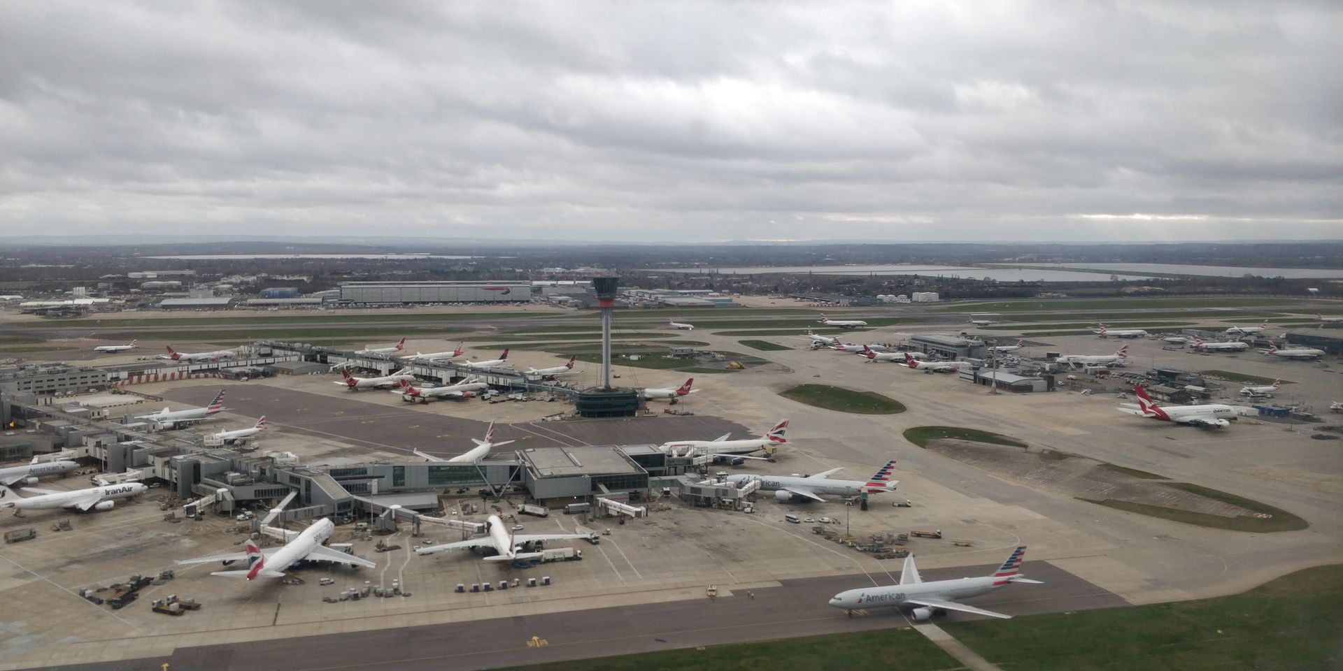 London Heathrow Airport Flugzeuge