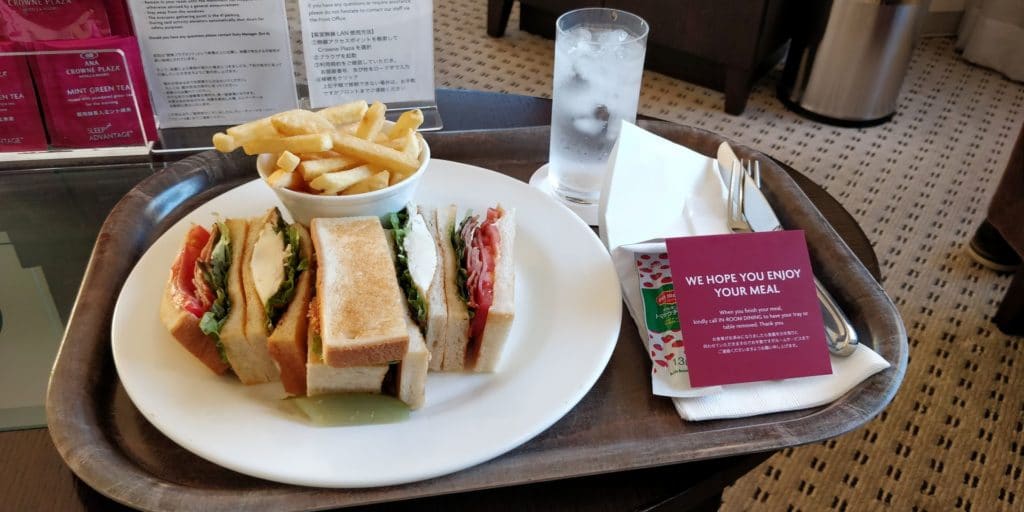 ANA Crowne Plaza Tokio Narita Club Sandwich