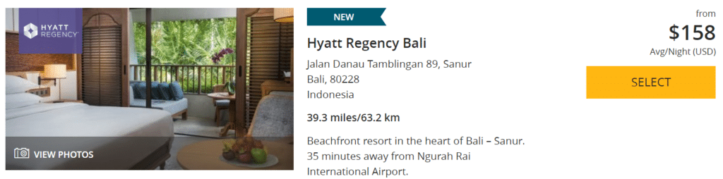 Hyatt Regecy Bali Preis