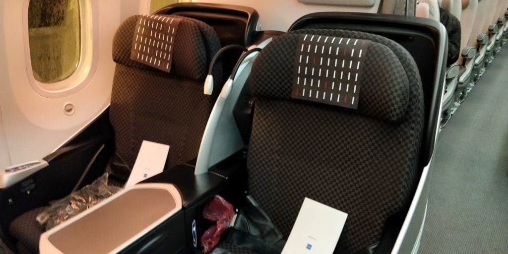 Japan Airlines Business Class Boeing 787 Sitz