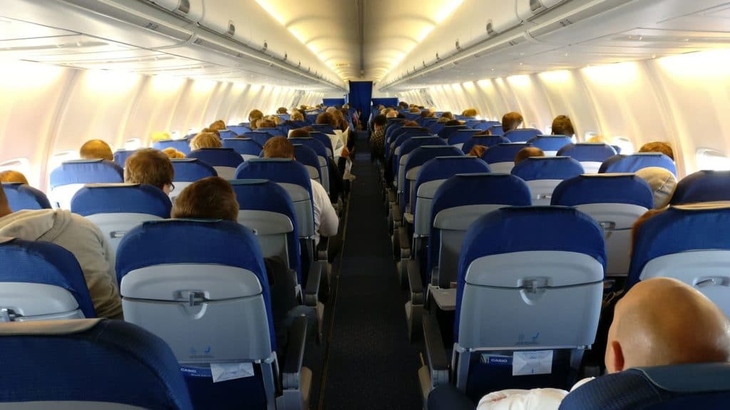 KLM Economy Class Boeing 737 Kabine