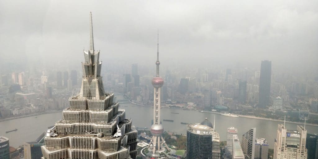 Park Hyatt Shanghai Frühstück Ausblick