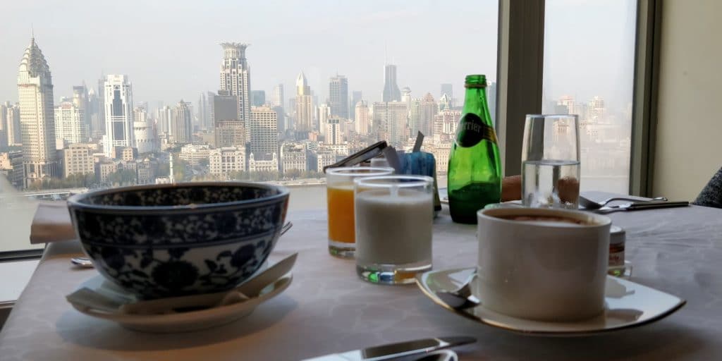 Pudong Shangri La Shanghai Lounge Frühstück 7