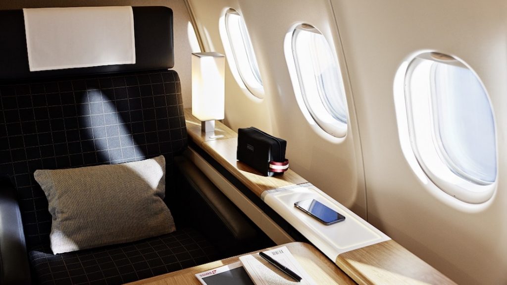 Swiss neue A340 First Class