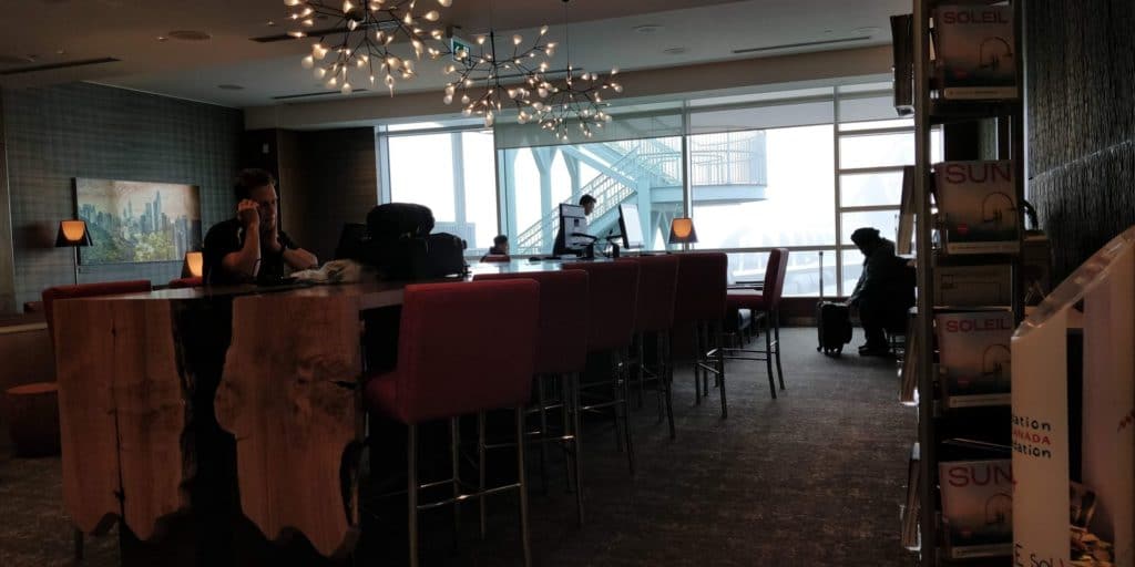 Air Canada Maple Leaf Lounge Vancouver Layout 4
