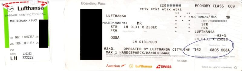 Wie liest man eine Bordkarte richtig? | reisetopia Basics