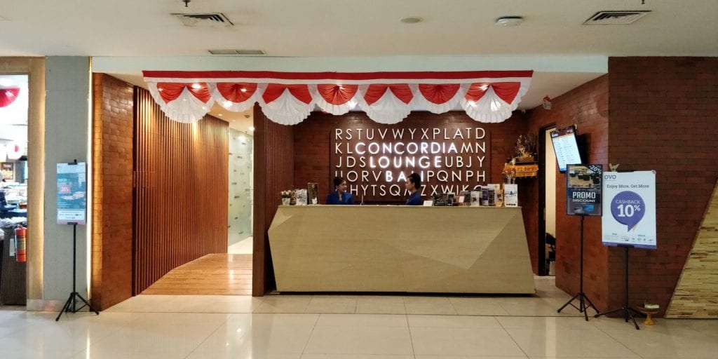 Concordia Lounge Denpasar Bali Eingang