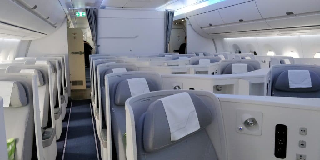 Finnair Business Class Airbus A350 Kabine 2