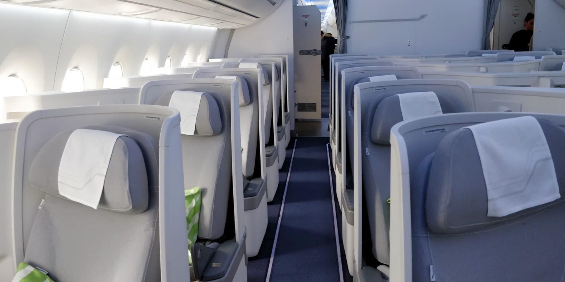 Finnair Business Class Airbus A350 Kabine