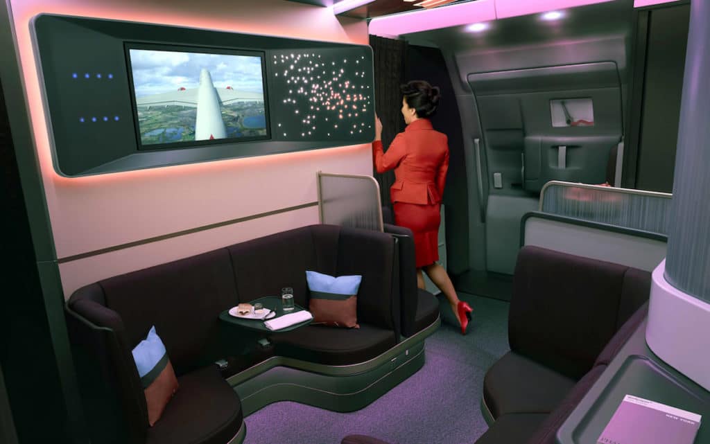 Virgin Atlantic Social Area