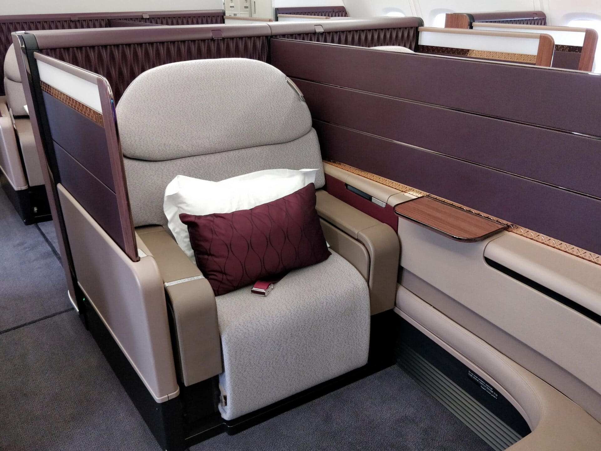 Qatar Airways First Class Sitz 2
