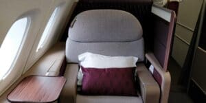 Qatar Airways First Class Sitz