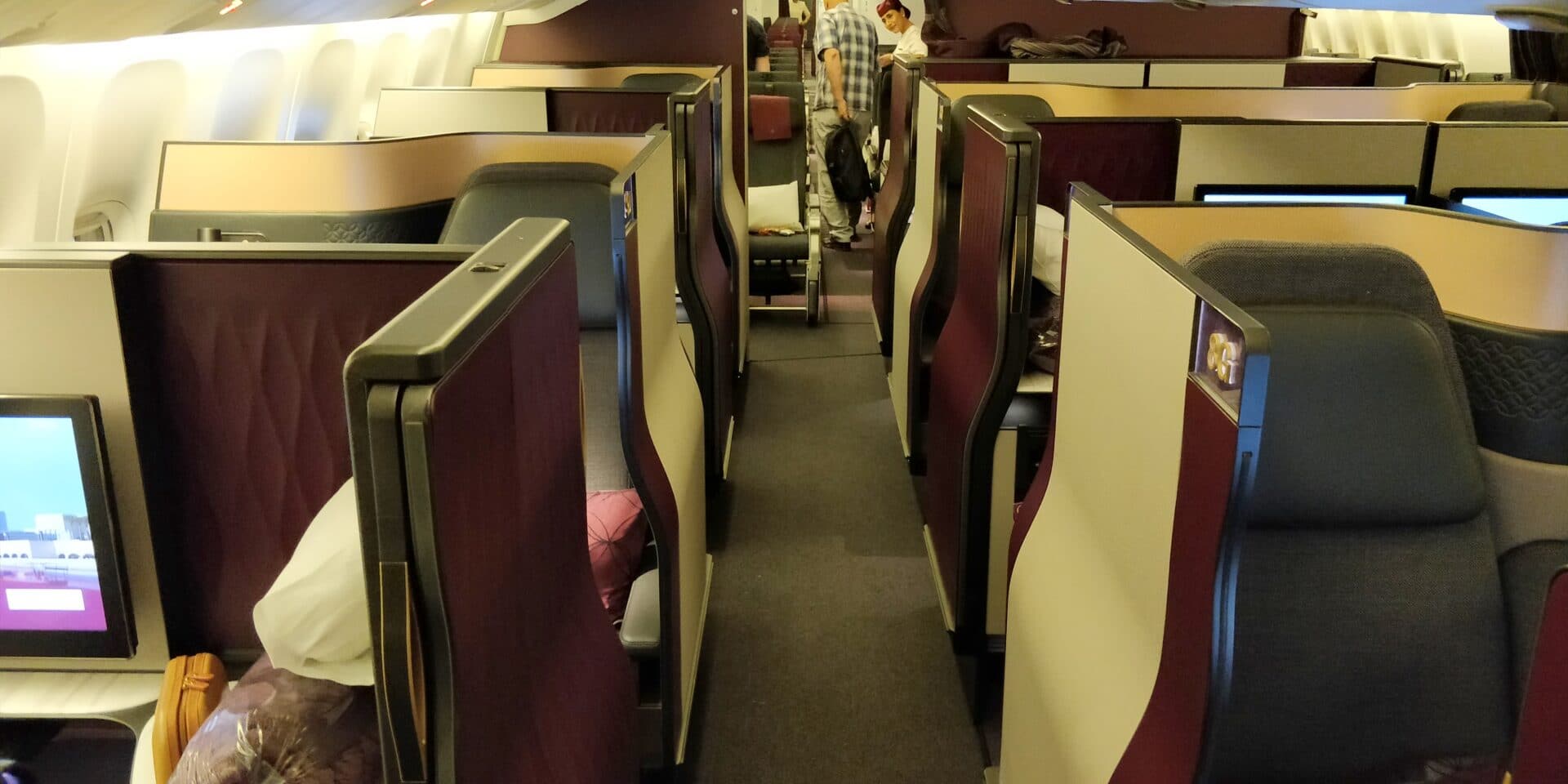 Qatar Airways QSuite Business Class Kabine