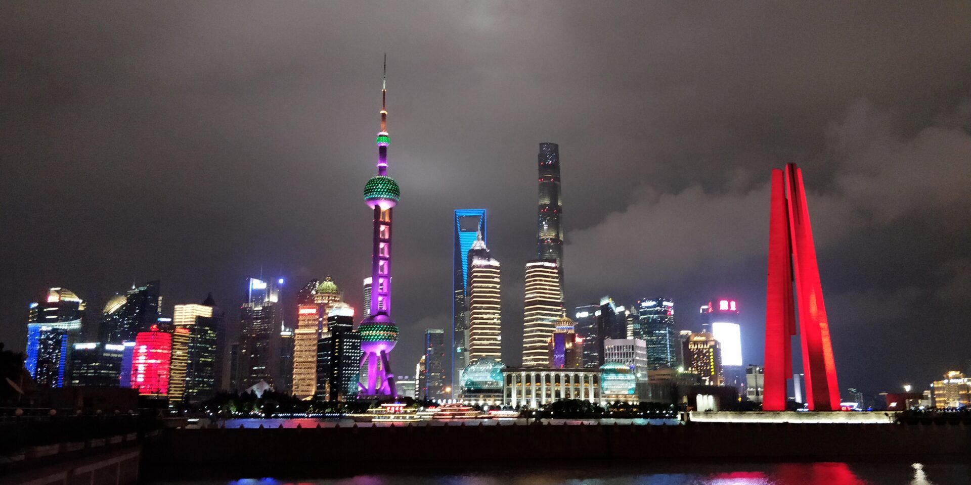 Shanghai Skyline Nacht
