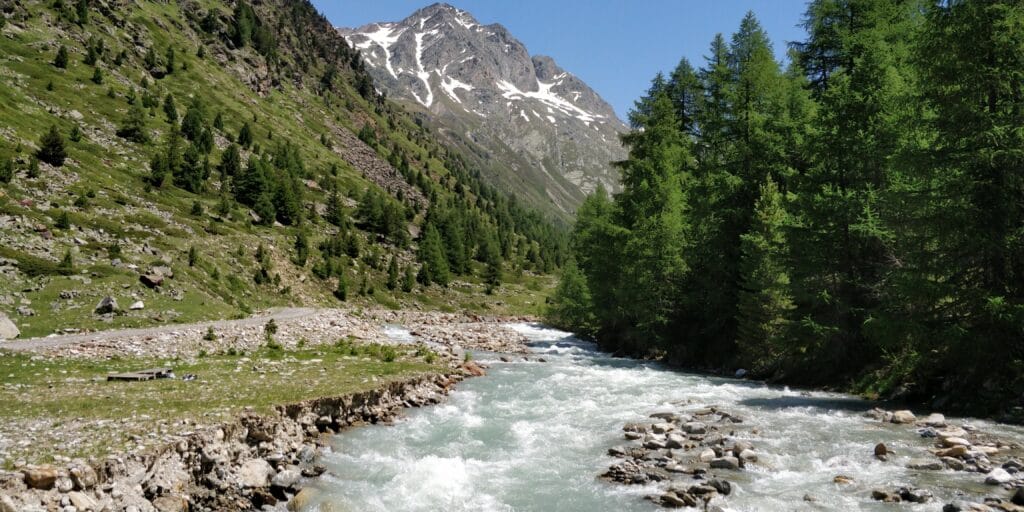 Sölden Alpen Bach