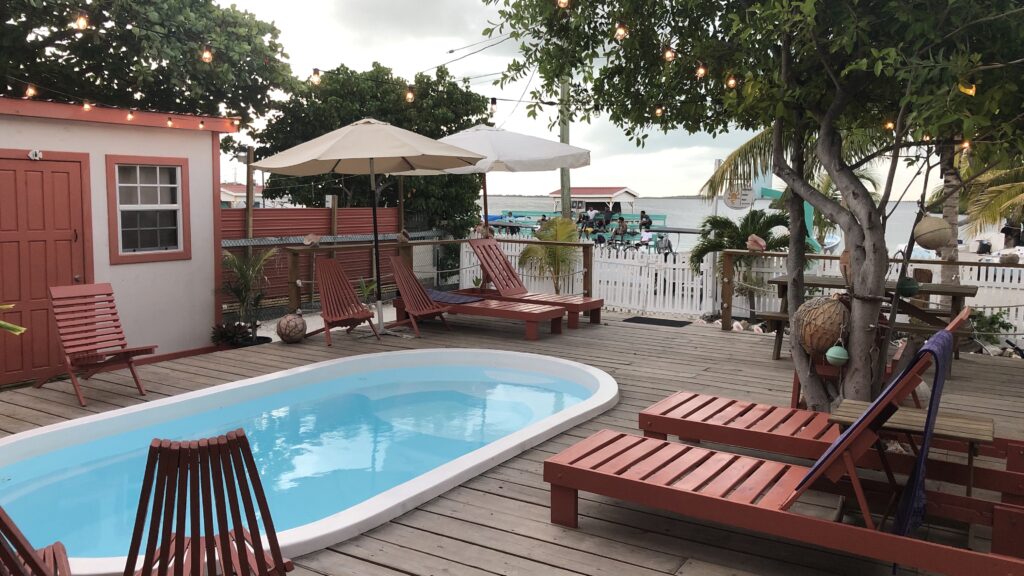 Ambergris Sunset Hotel San Pedro Belize Pool