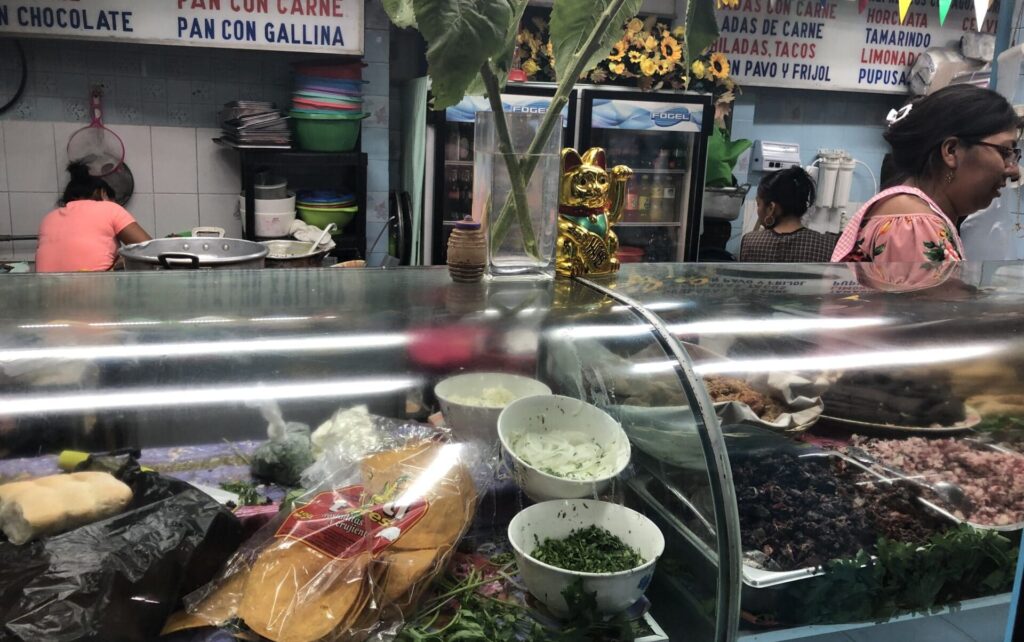 Guatemala City Markt Essen Laden
