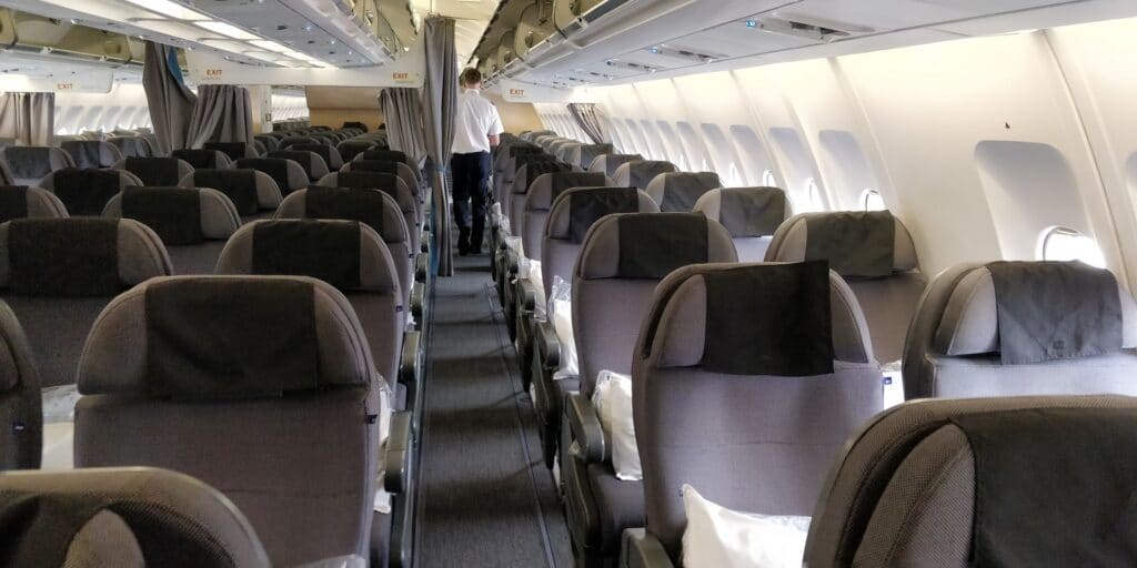 SAS Premium Economy Class Airbus A330 Sitz 2