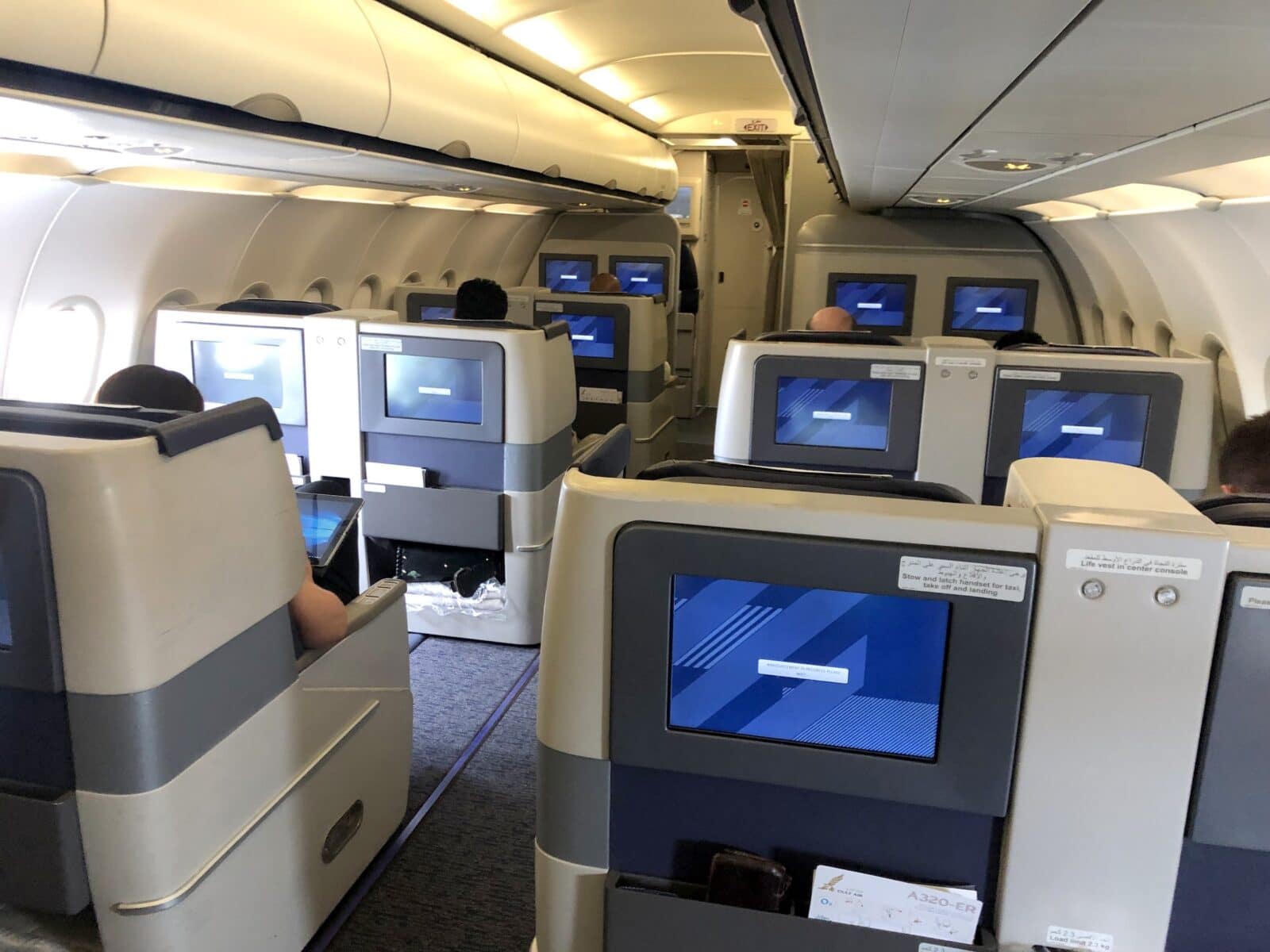 Review Gulf Air Business Class Airbus A320 Reisetopia