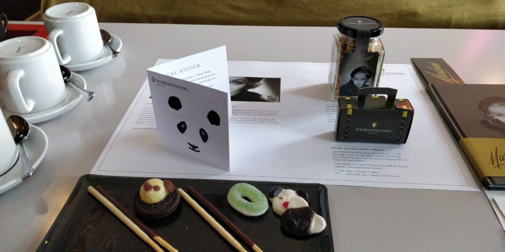 InterContinental Berlin Willkommensgeschenk