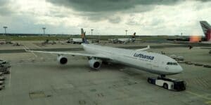 Lufthansa Senator Lounge Frankfurt C Ausblick