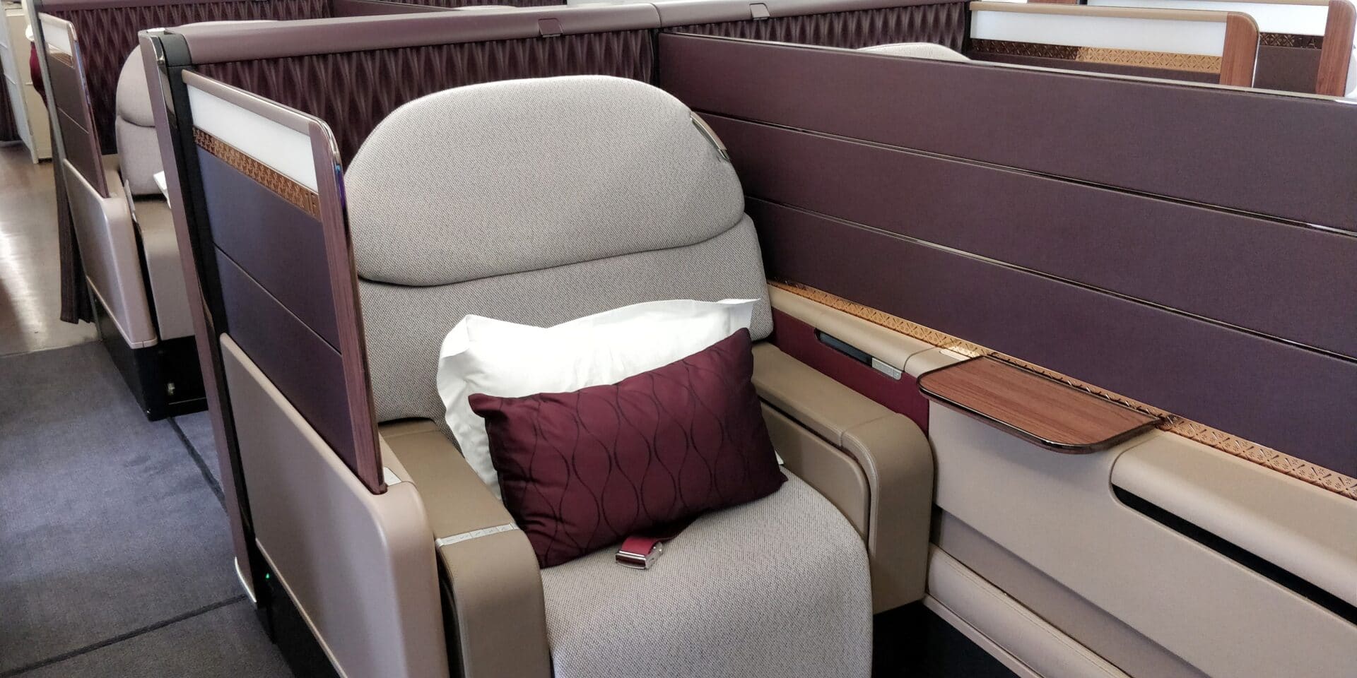 Qatar Airways First Class Airbus A380 Sitz 3