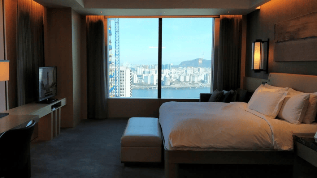 Conrad Seoul Suite Schlafzimmer