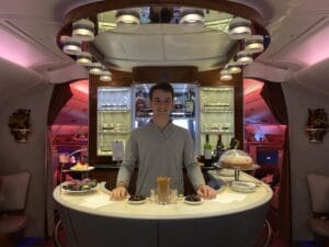 Emirates First Clas Airbus A380 Jan Bar