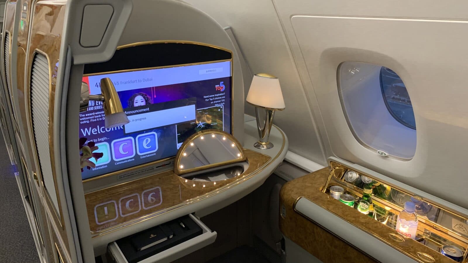 3 First Class Flüge mit der Amex Gold