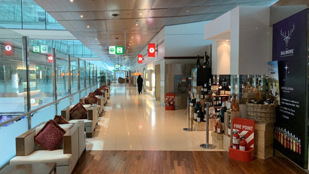 Emirates First Class Lounge Dubai B Lounge Bereich 2
