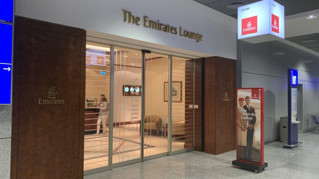 Emirates Lounge Frankfurt Eingang