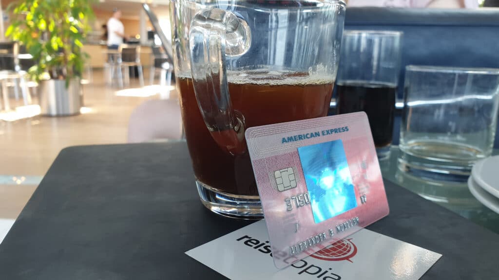 Amex Blue Basel Flughafen Kaffee 