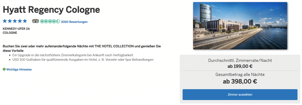 Amex Hotel Collection Screenshot 3
