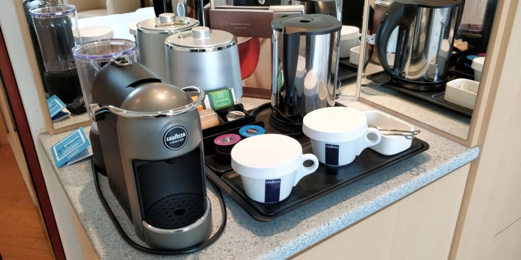 Hilton Düsseldorf Kaffeemaschine