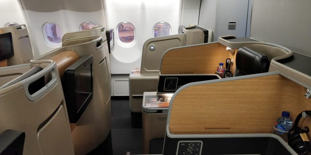 Qantas Business Class Airbus A330 Sitz 4