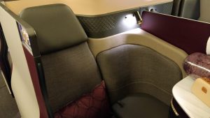 Qatar Airways QSuite Business Class Sitz 5