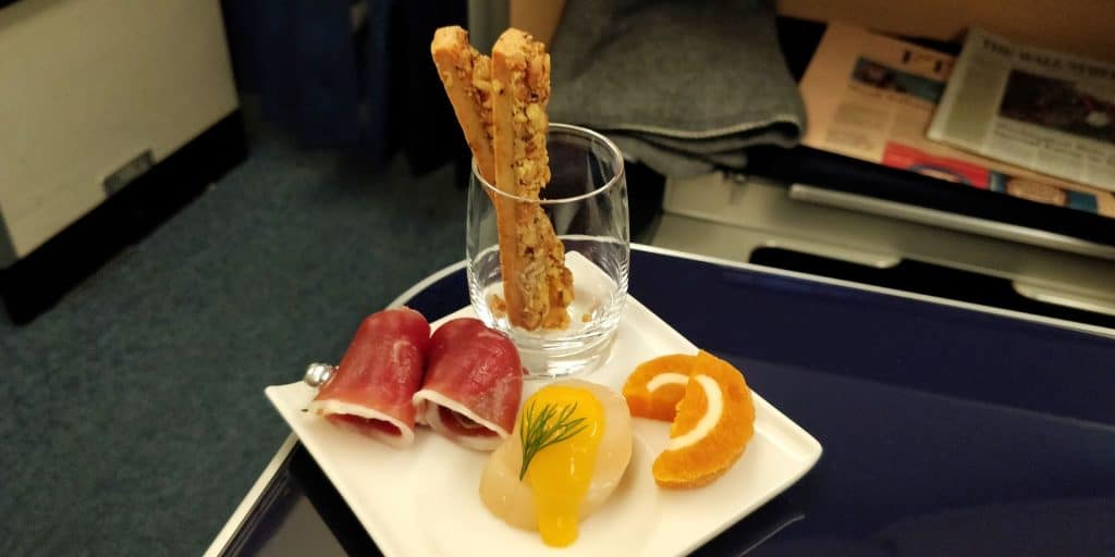 ANA First Class Canapes