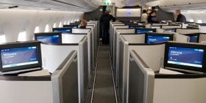 British Airways Business Class Airbus A350 Kabine 2