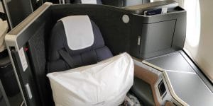 British Airways Business Class Airbus A350 Sitz