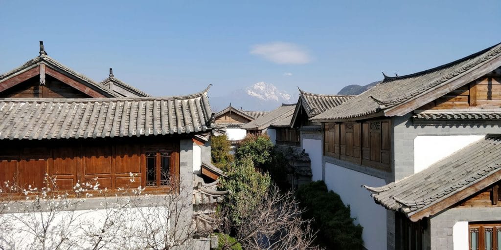 InterContinental Lijiang Resort Frühstück Ausblick