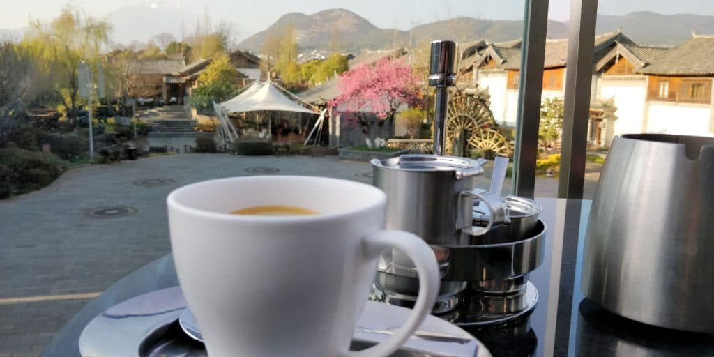 InterContinental Lijiang Resort Kaffee