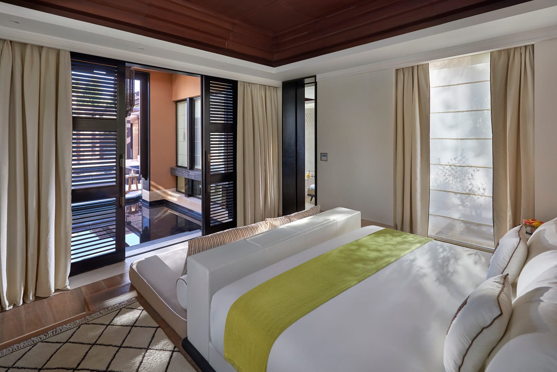 Marrakech Villa Mandarin Pool Bedroom Mandarin Oriental