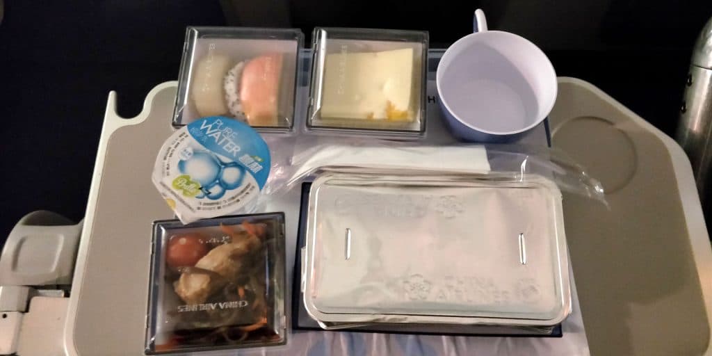 China Airlines Economy Class Kurz Und Mittelstrecke Essen
