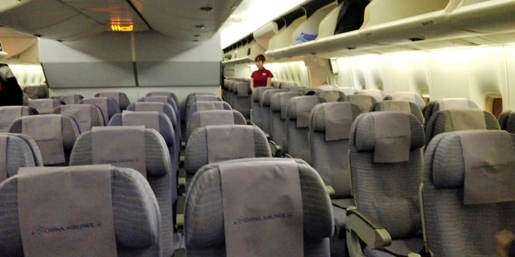 China Airlines Economy Class Kurz Und Mittelstrecke Kabine 2