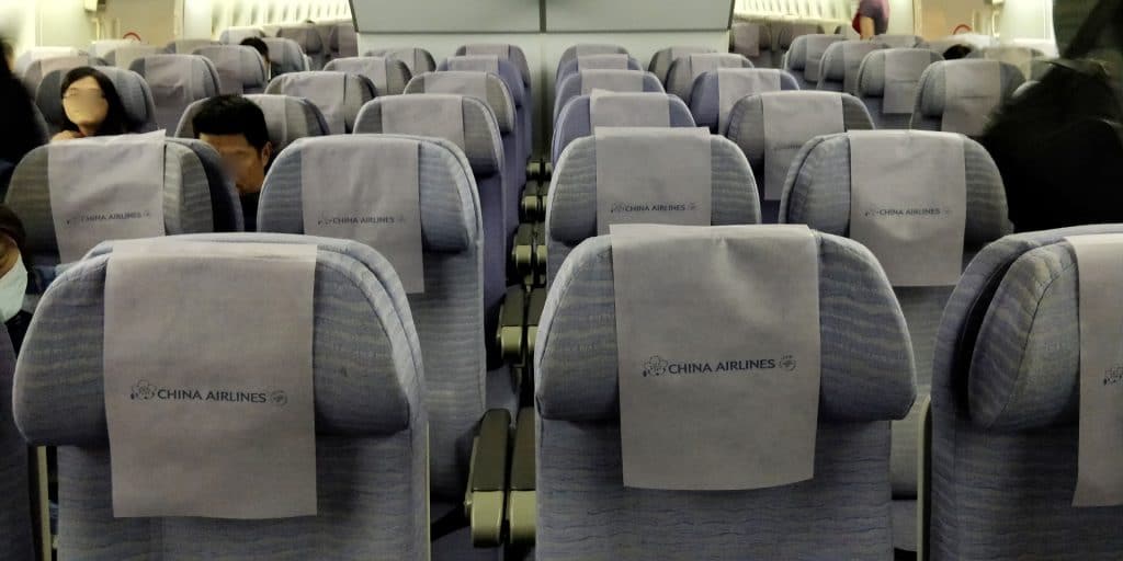 China Airlines Economy Class Kurz Und Mittelstrecke Kabine 3