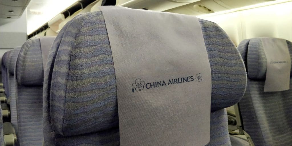China Airlines Economy Class Kurz Und Mittelstrecke Sitz 2