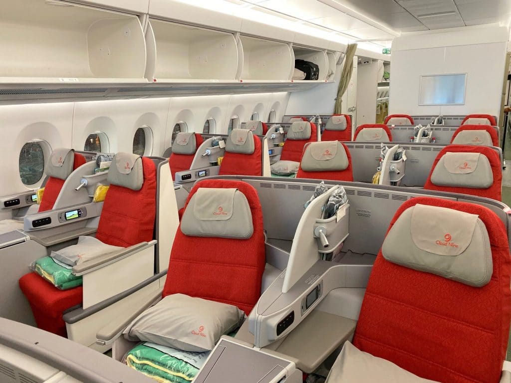 Ethiopian Airlines Business Class Airbus A350 Kabine 2