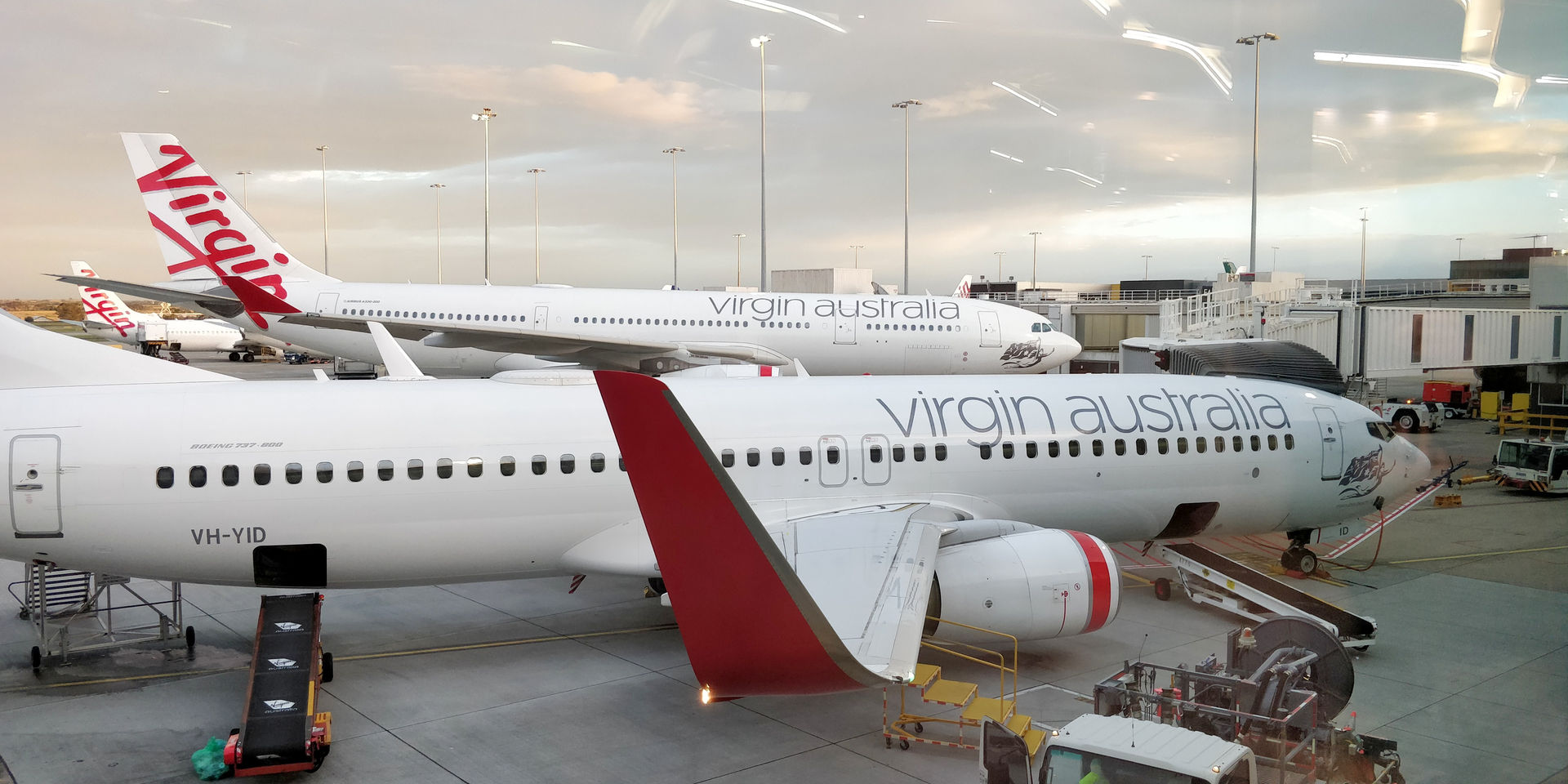 Virgin Australia Lounge Melbourne Ausblick 2