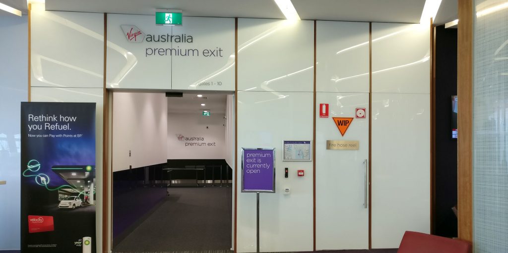Virgin Australia Lounge Melbourne Premium Exit
